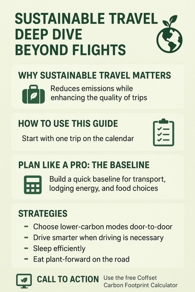 sustainable travel