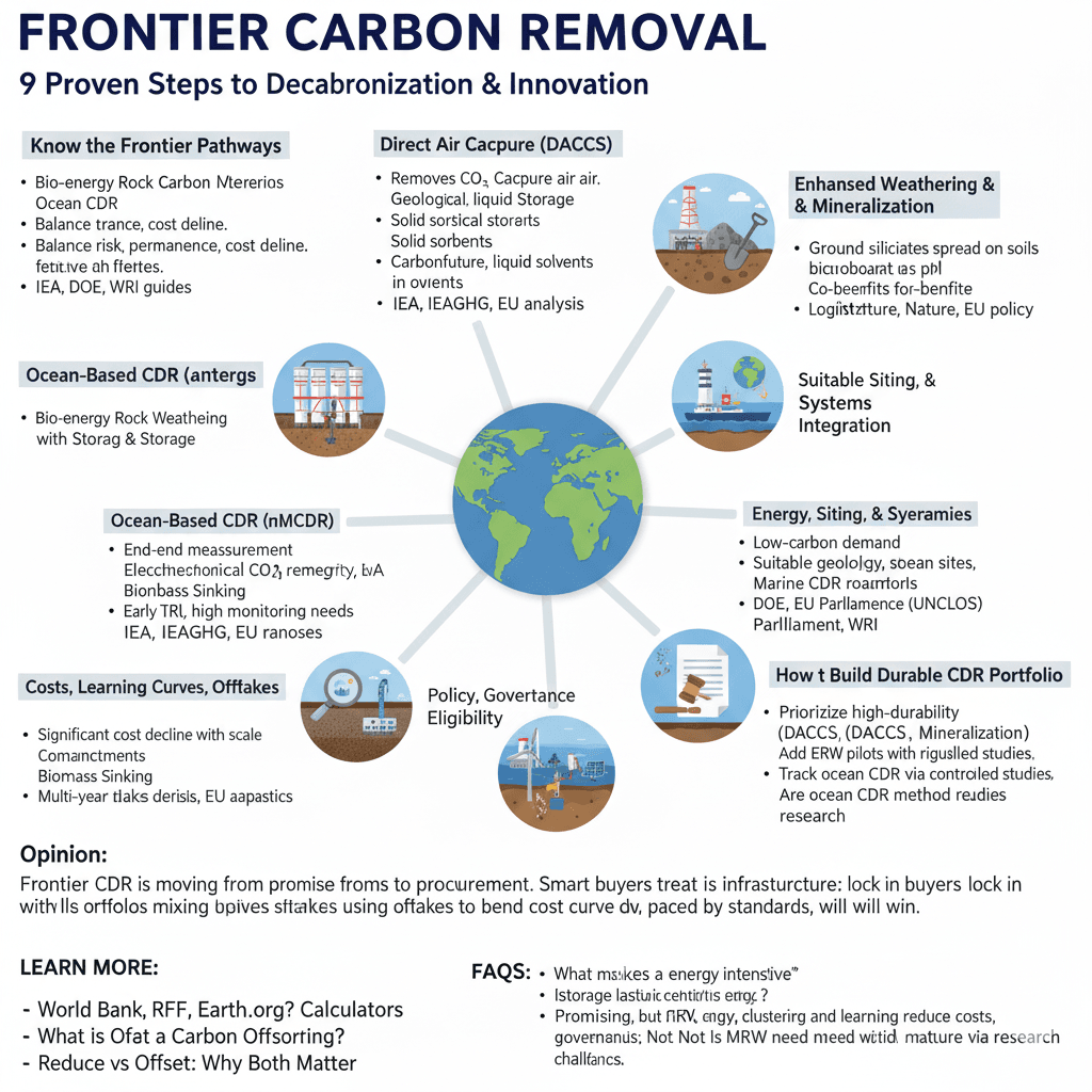 Frontier Carbon Removal Technologies