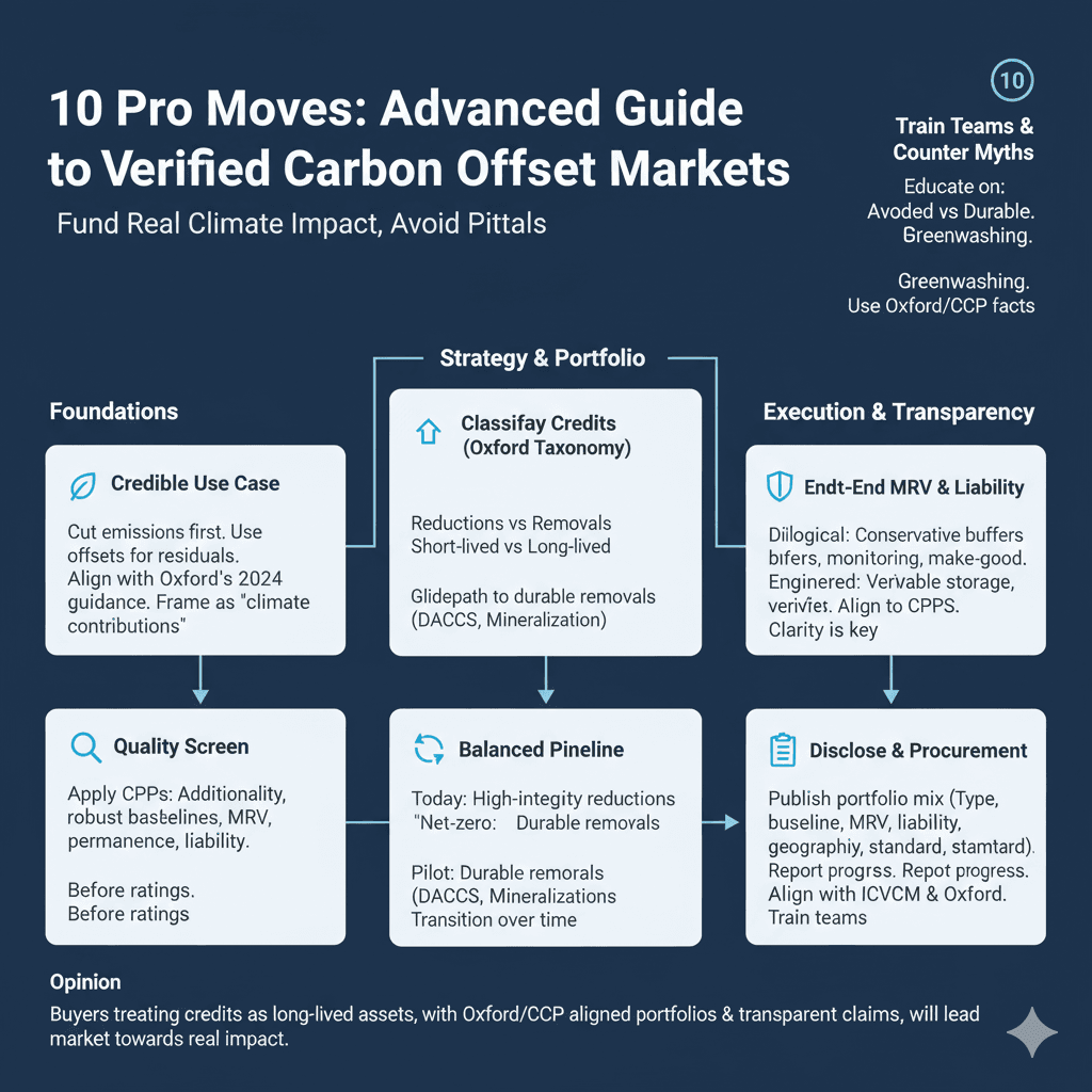 Advanced Guide to Verified Carbon Offset Markets