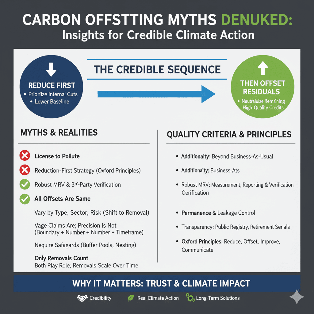 carbon offsetting myths