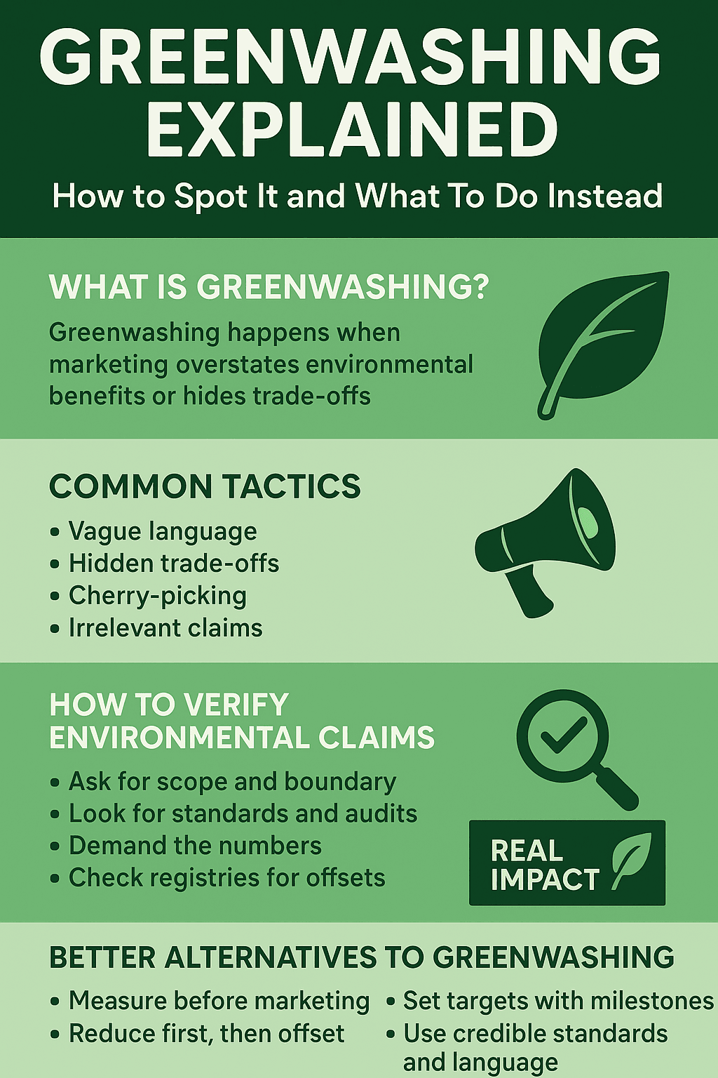 greenwashing uitgelegd  